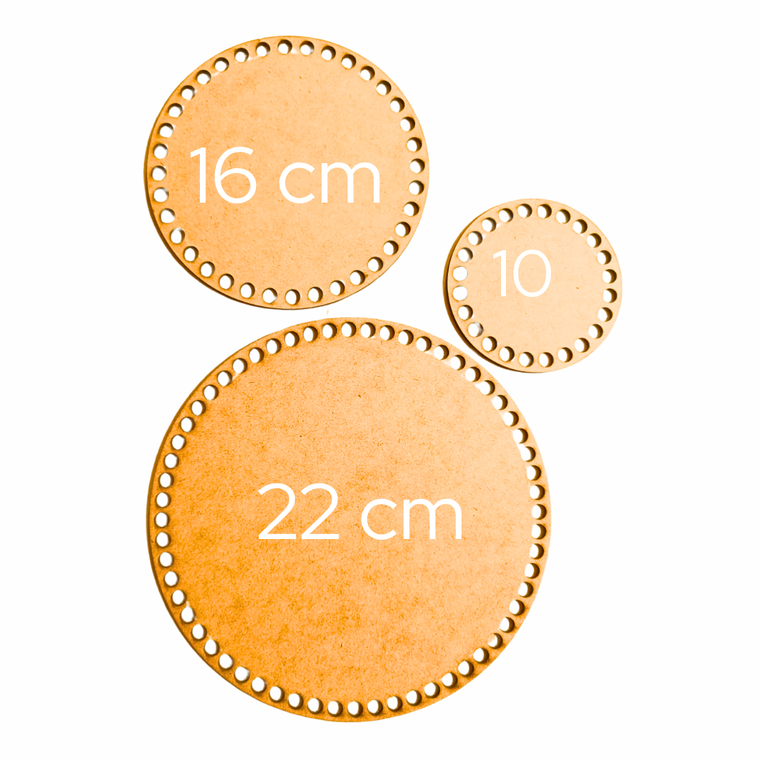 Bases para cesta de crochet