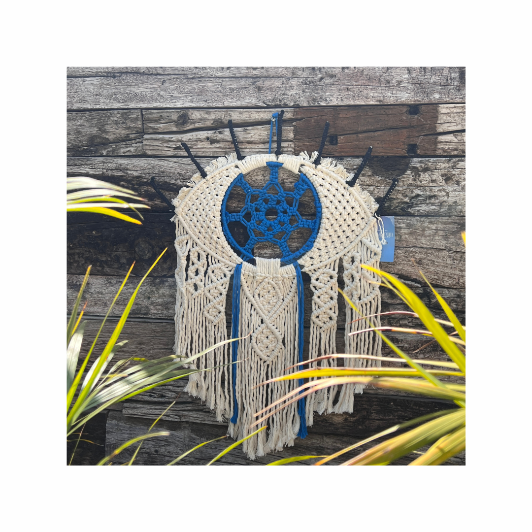 Ojo Turco de Macramé 50x60cm | Amuleto de Protección