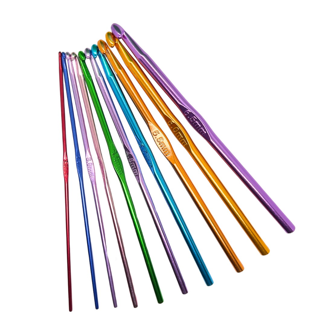 Ganchos crochet ALUMINIO