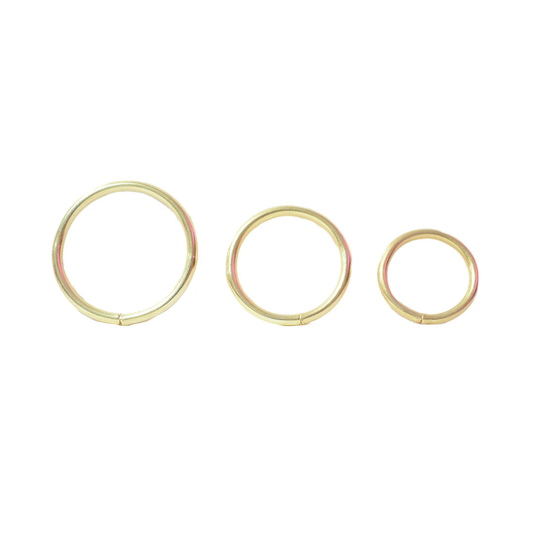 Argollas dorado
