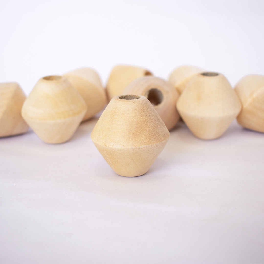 Cuentas de madera 1-6 cm