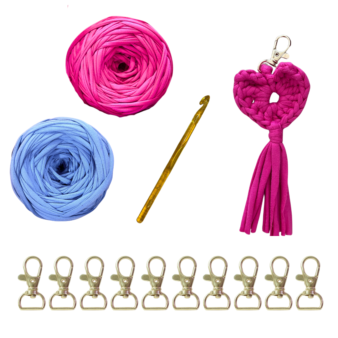 Kit corazón crochet