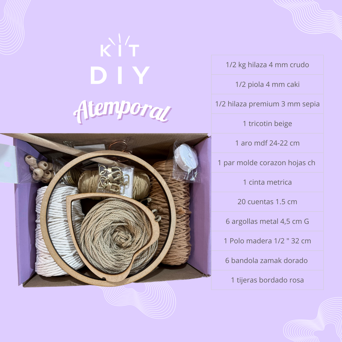 Regalo Kit Boho Material + Clases