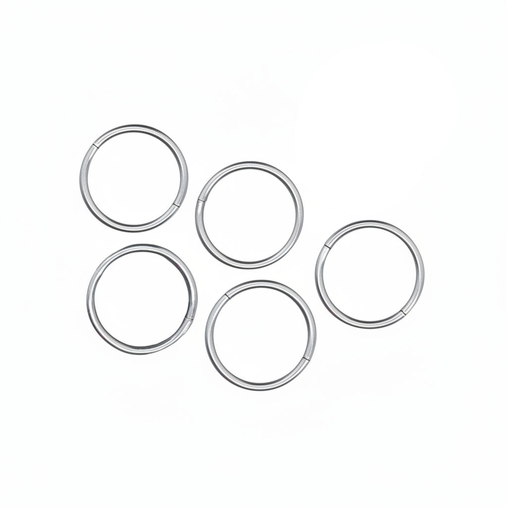 100 Argollas plata