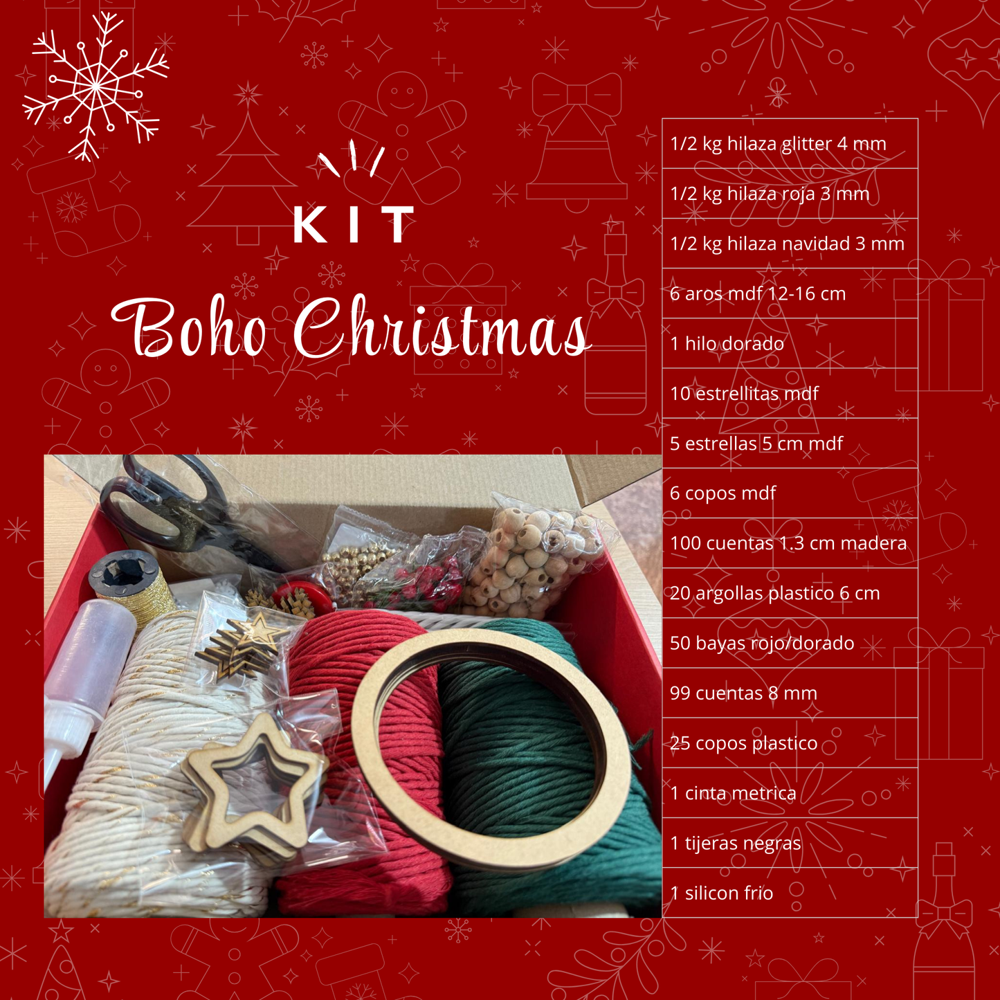 Regalo Kit Boho Material + Clases