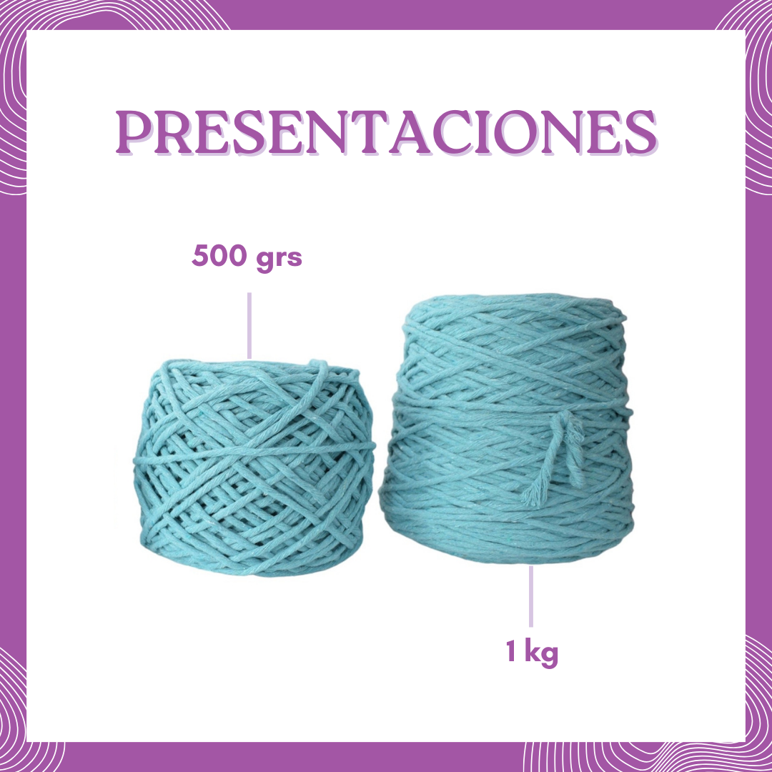 Hilaza 100% algodón virgen