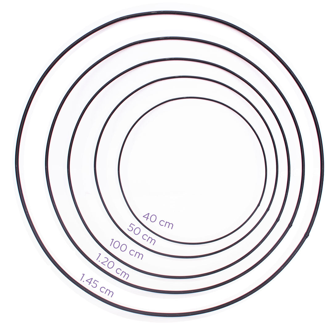 Maxi Aros negros calibre 5.1 mm (No incluye pintura)