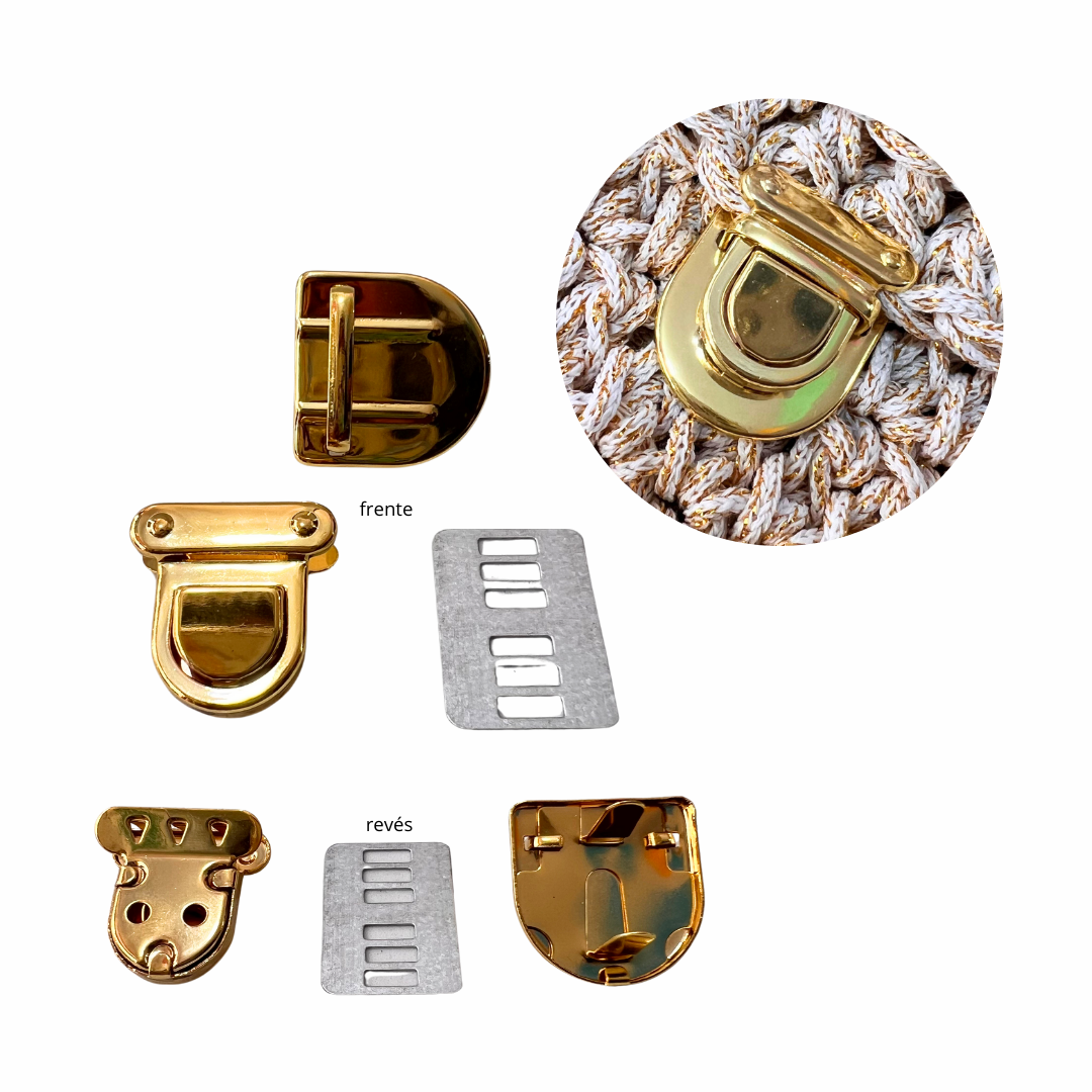 Par de broches para bolsa