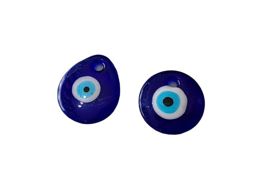 Par de ojos turcos de cristal