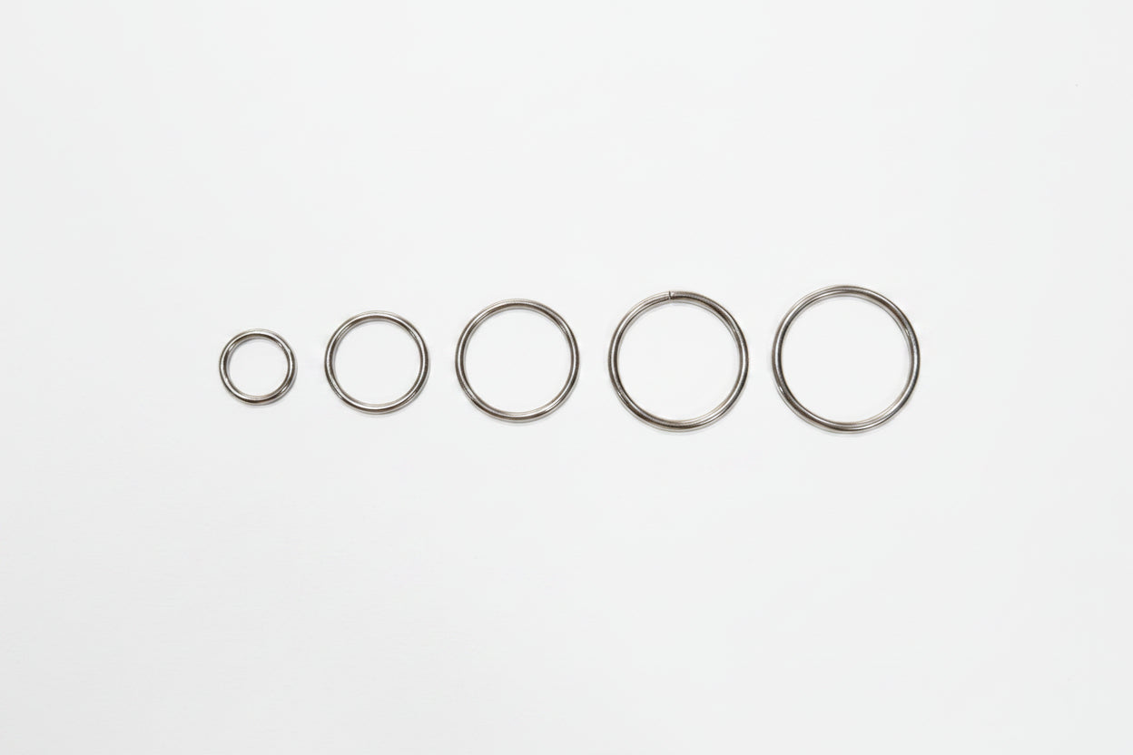 100 Argollas plata