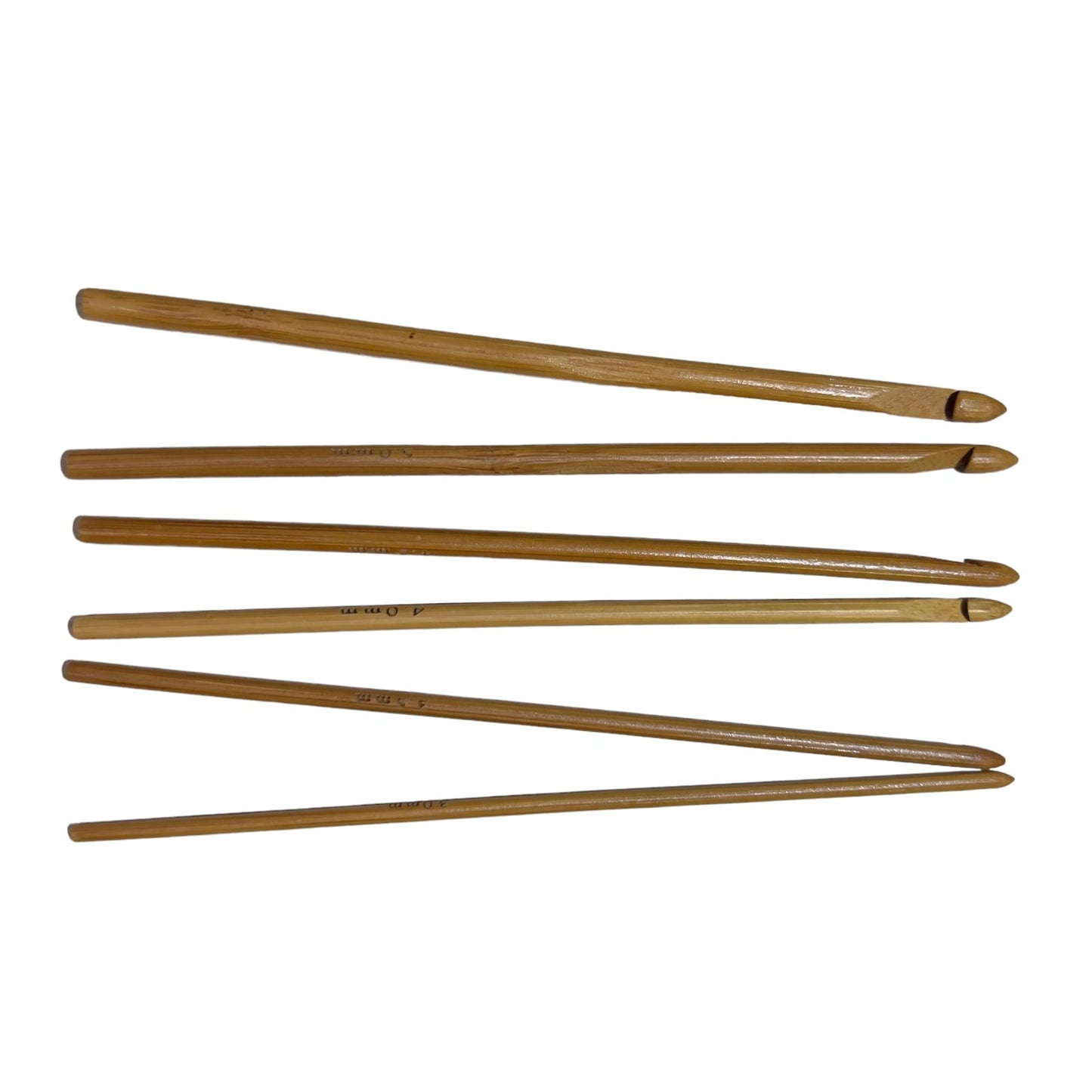 Ganchos de bambú #3 al #25